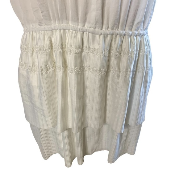 Revolve 1.State New With Tags Smock Waist Pleated Tiered Ruffle Dress Size XL - Picture 6 of 15